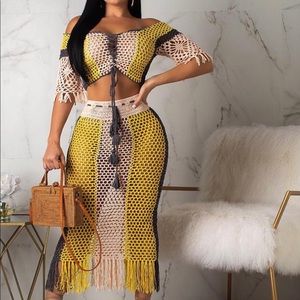 Multi color crochet set